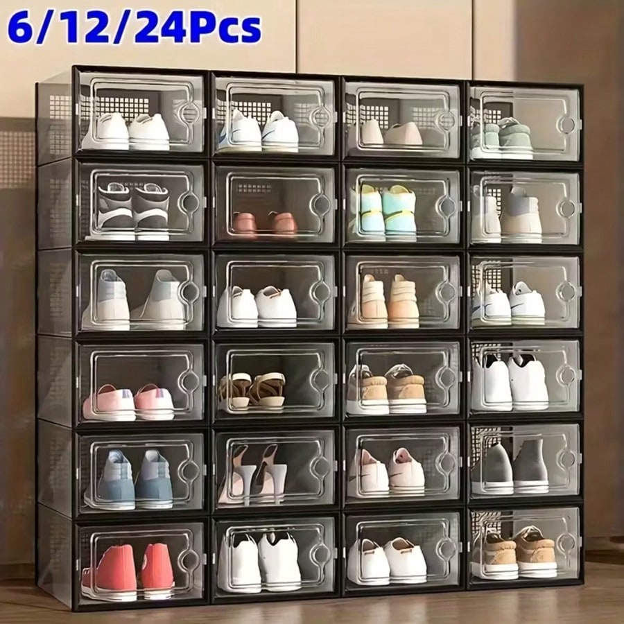 Sneaker Case - Scatole per scarpe trasparenti ispessite con