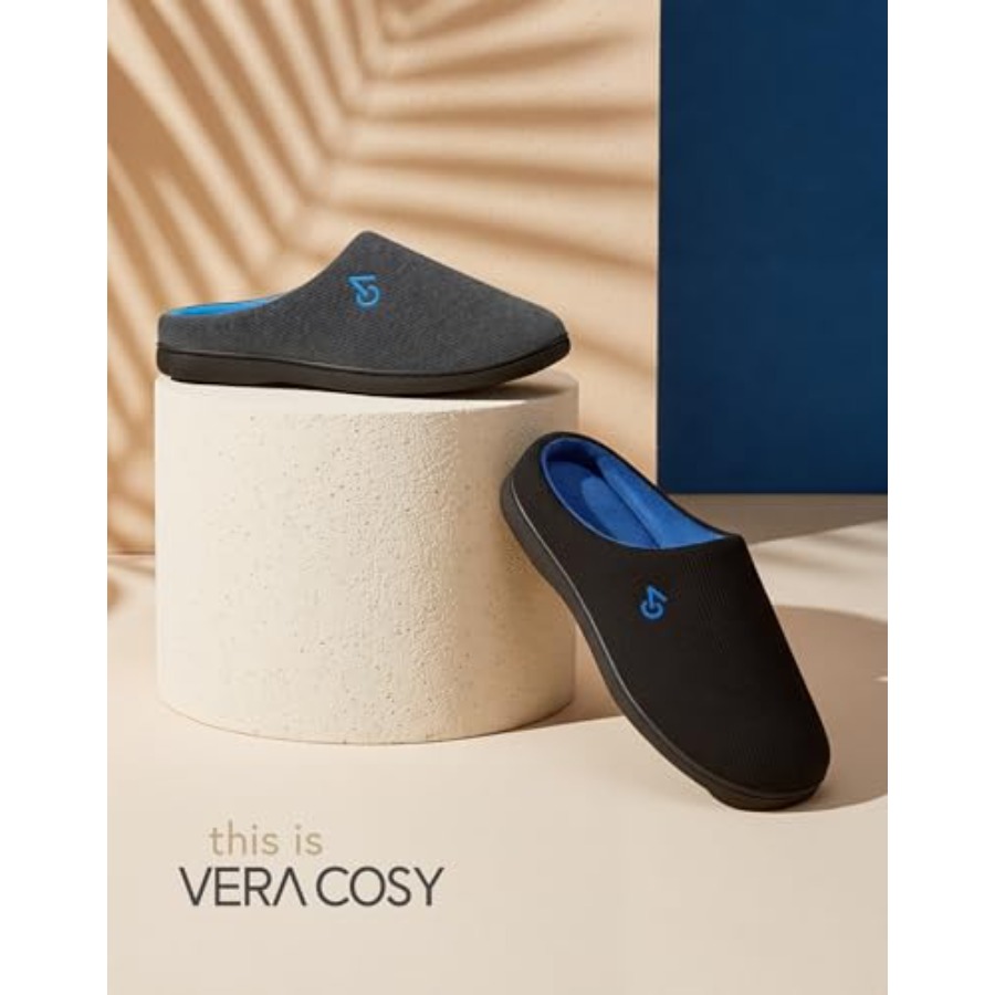 Pantofole da uomo bicolore con - Insole Memory Foam recensione e prezzo